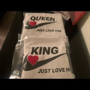 King And Queen Custom Nike shirts